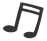 An artist's illustration of a Musical note
